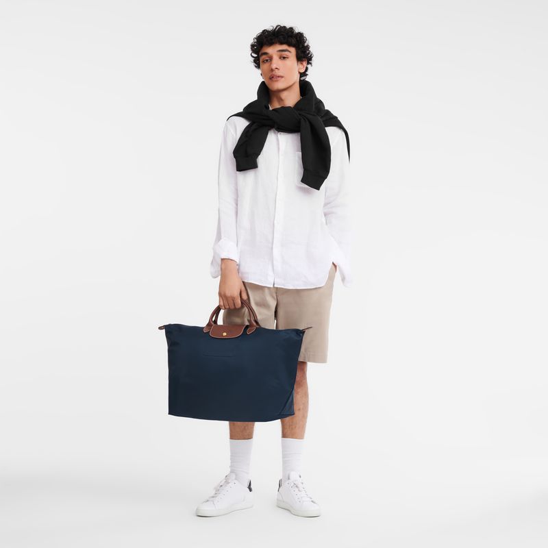 Navy Longchamp Le Pliage Original L Women Travel Bag | Ksa-805KCVNLJ