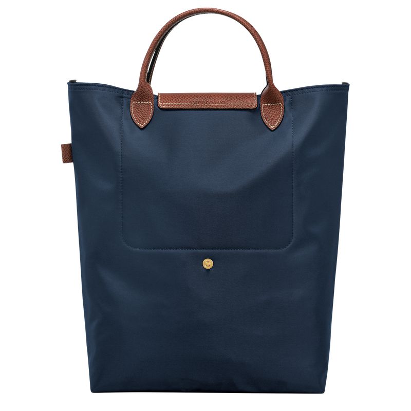 Navy Longchamp Le Pliage Original M Men Tote Bag | Ksa-320HVTIXW