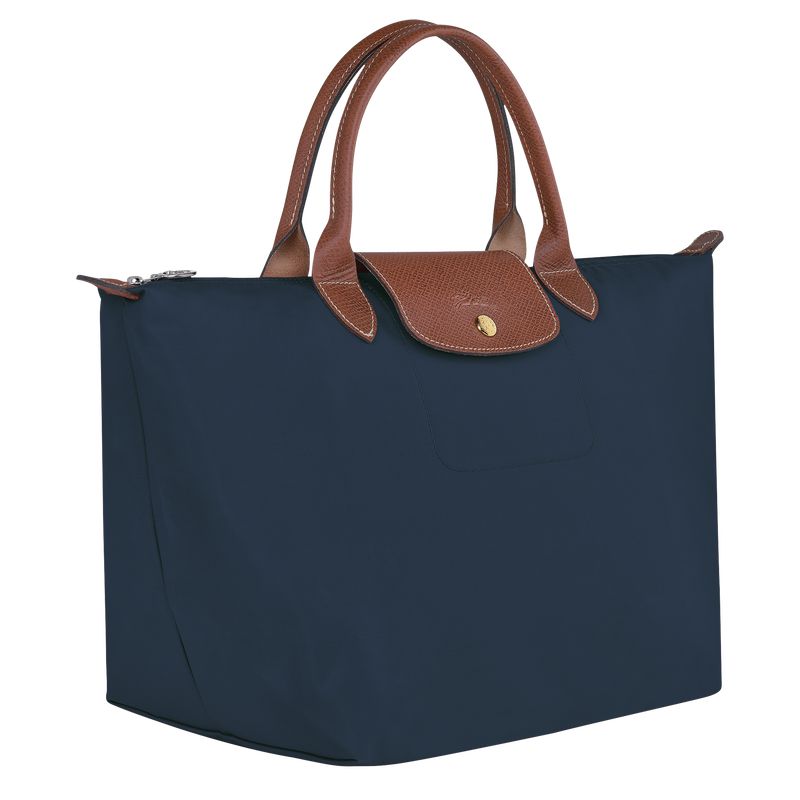 Navy Longchamp Le Pliage Original M Women Handbag | Ksa-041KWOULV