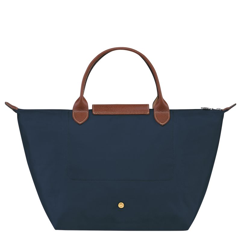 Navy Longchamp Le Pliage Original M Women Handbag | Ksa-041KWOULV