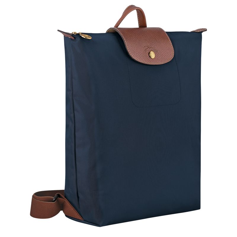 Navy Longchamp Le Pliage Original M Women Backpack | Ksa-209HXKMCG