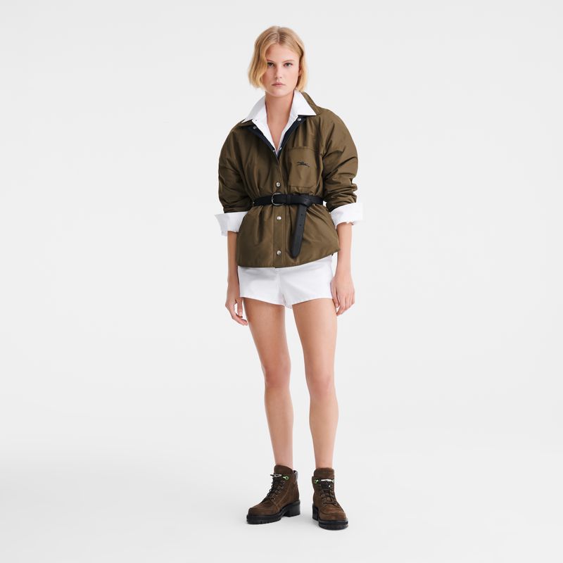 Navy Longchamp Padded Blouson Women Jacket | Ksa-963DNXRAO