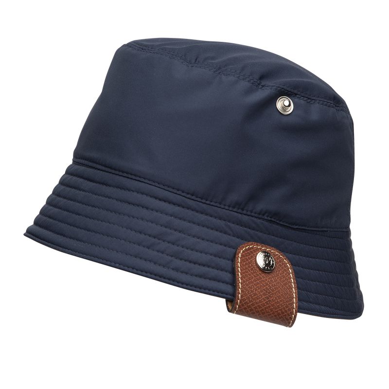 Navy Longchamp Reversible Women Bucket Hat | Ksa-849KNVTJC