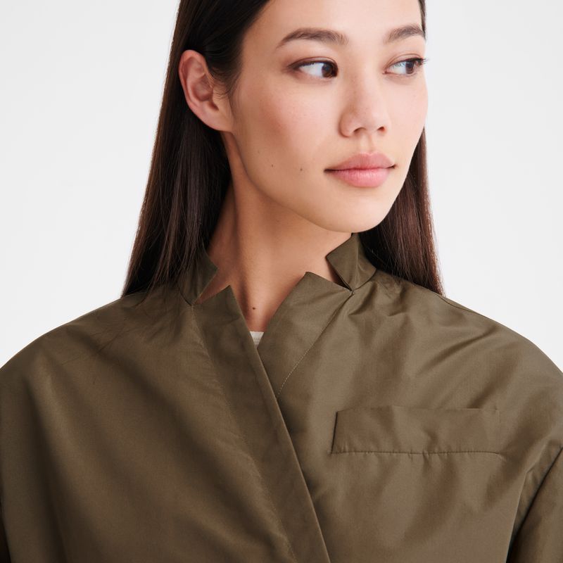 Olive Longchamp Kimono Women Jacket | Ksa-038YJOFGU