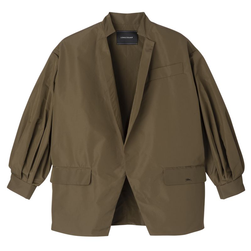 Olive Longchamp Kimono Women Jacket | Ksa-038YJOFGU