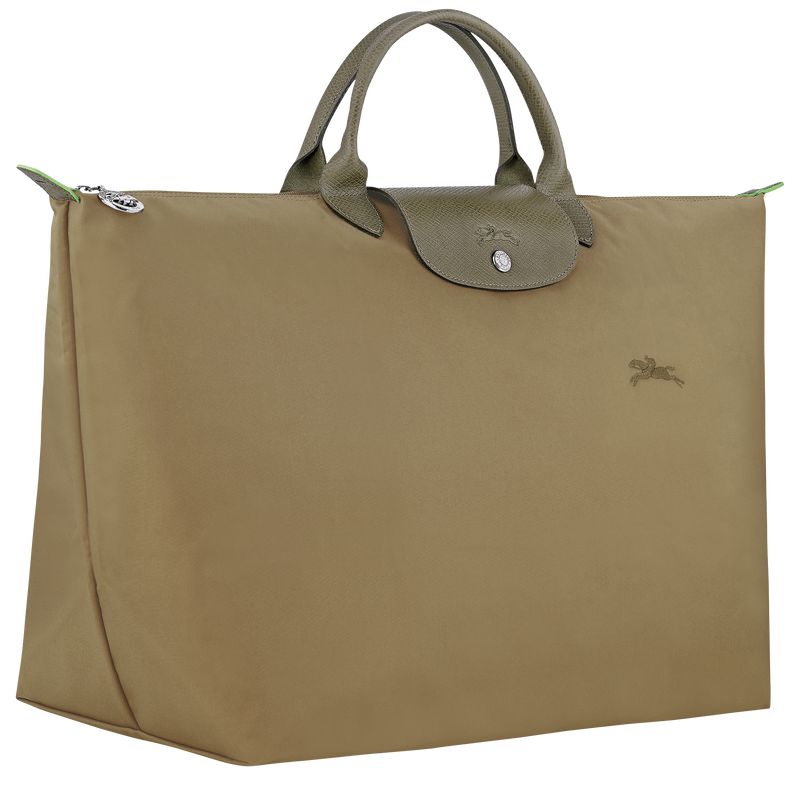 Olive Longchamp Le Pliage Green L Men Travel Bag | Ksa-267RCWSQU