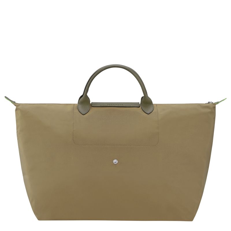 Olive Longchamp Le Pliage Green L Men Travel Bag | Ksa-267RCWSQU
