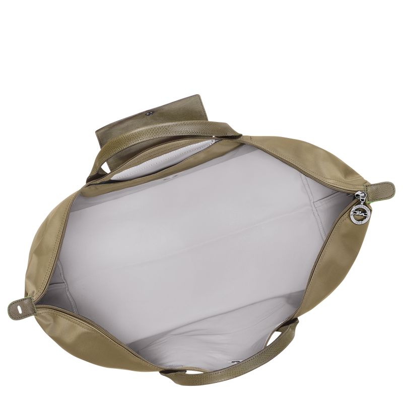 Olive Longchamp Le Pliage Green L Men Travel Bag | Ksa-267RCWSQU