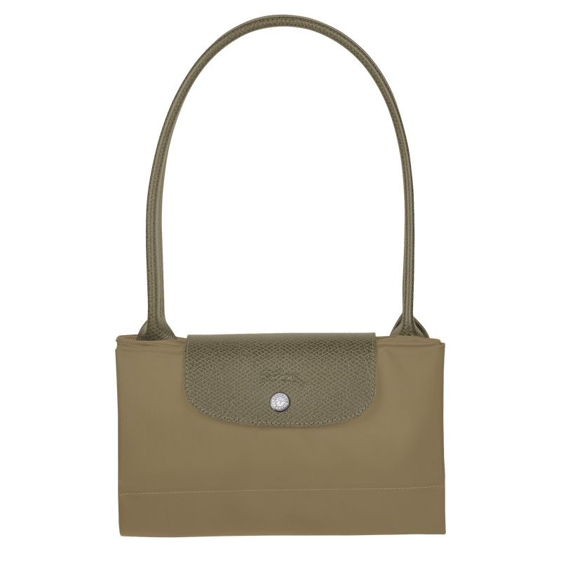 Olive Longchamp Le Pliage Green L Women Tote Bag | Ksa-970UNZTFC
