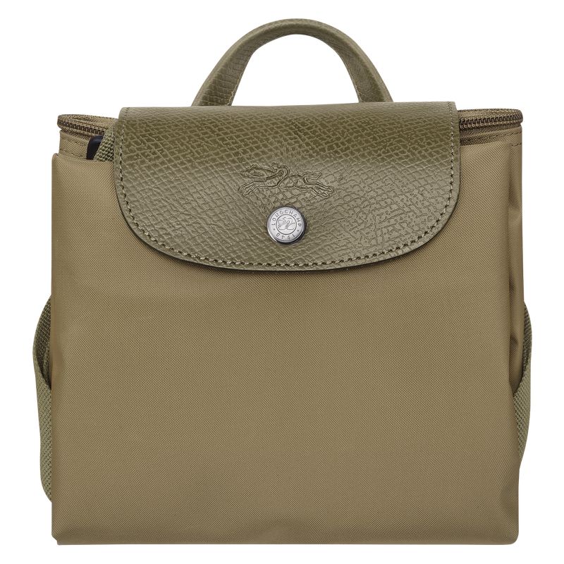 Olive Longchamp Le Pliage Green M Men Backpack | Ksa-703RQNICT