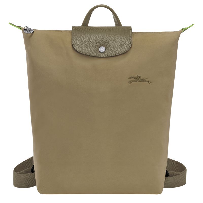 Olive Longchamp Le Pliage Green M Men Backpack | Ksa-703RQNICT