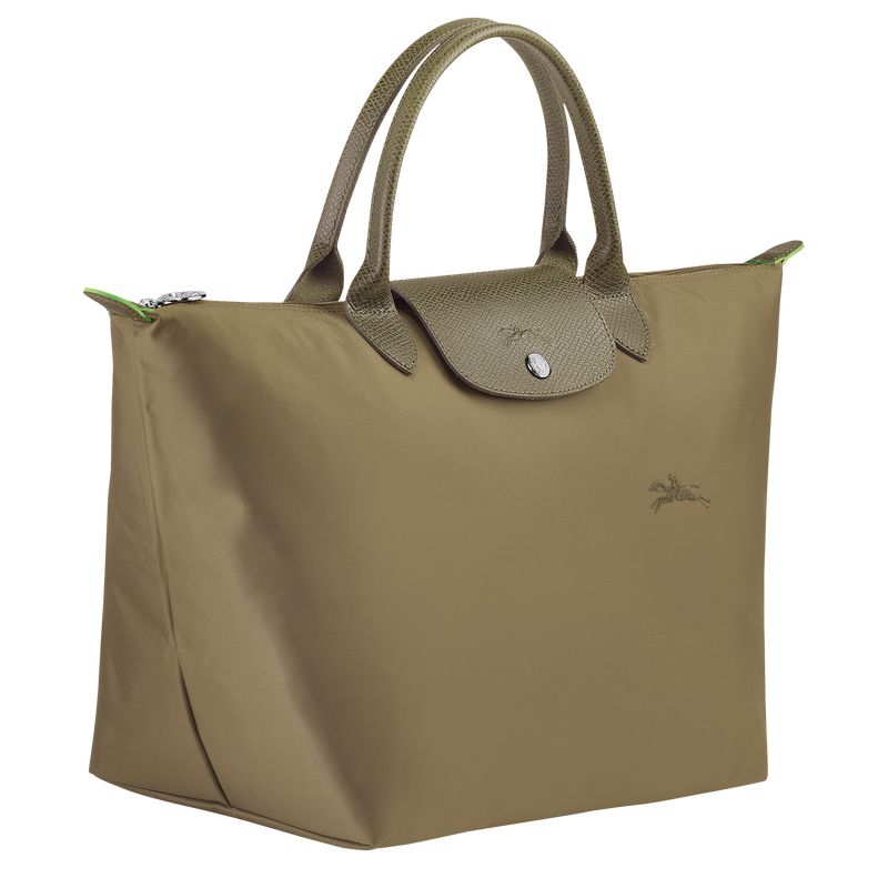 Olive Longchamp Le Pliage Green M Women Handbag | Ksa-064ZTBWRX