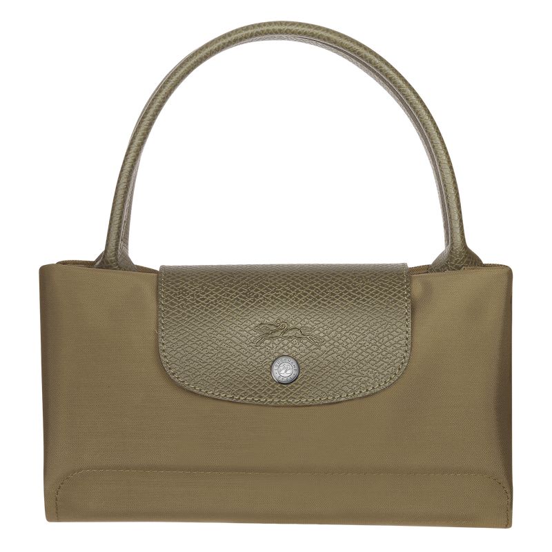 Olive Longchamp Le Pliage Green M Women Handbag | Ksa-064ZTBWRX