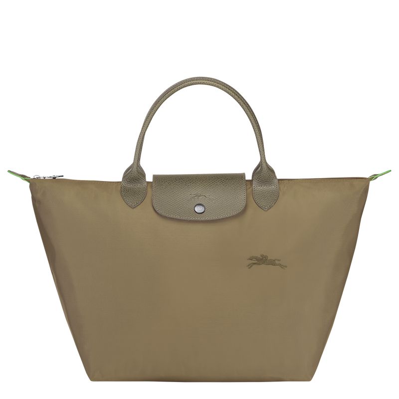 Olive Longchamp Le Pliage Green M Women Handbag | Ksa-064ZTBWRX