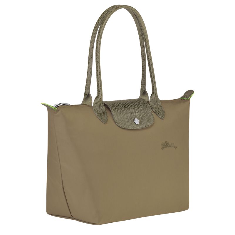 Olive Longchamp Le Pliage Green M Women Tote Bag | Ksa-570XQSAMT