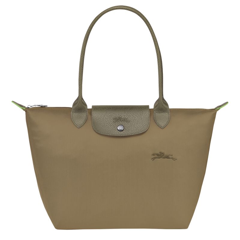 Olive Longchamp Le Pliage Green M Women Tote Bag | Ksa-570XQSAMT