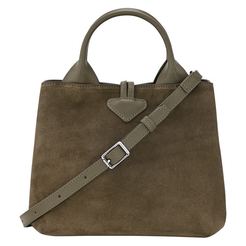 Olive Longchamp Le Roseau S Women Handbag | Ksa-756KXYUJN