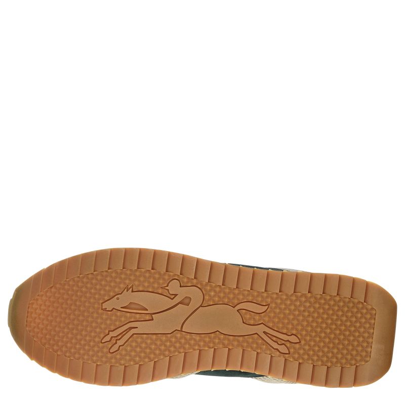 Olive / Blue Longchamp Le Pliage Green Women Sneakers | Ksa-657XPJBQY