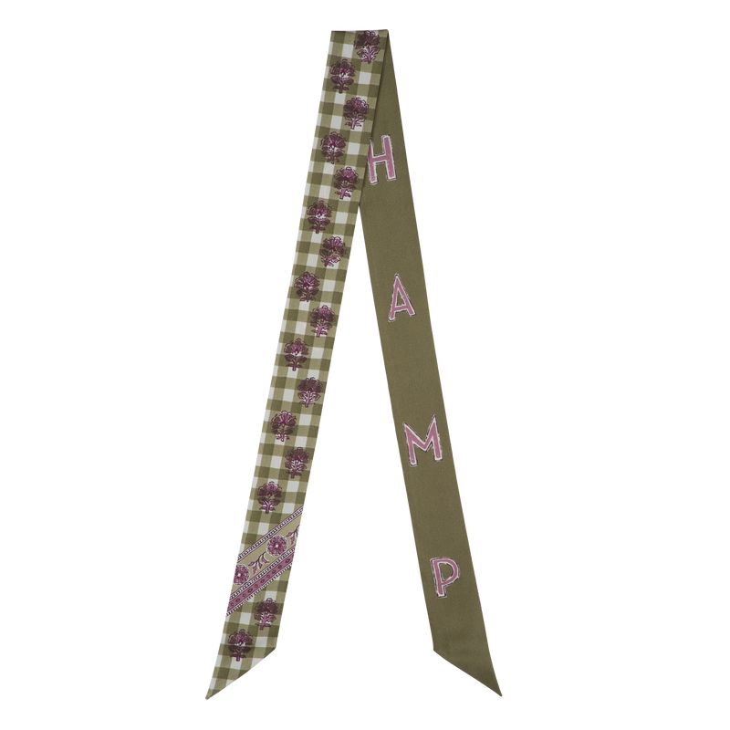 Olive / Multicolor Longchamp The Bucolic Escapade Women Headband | Ksa-309HXKBIT