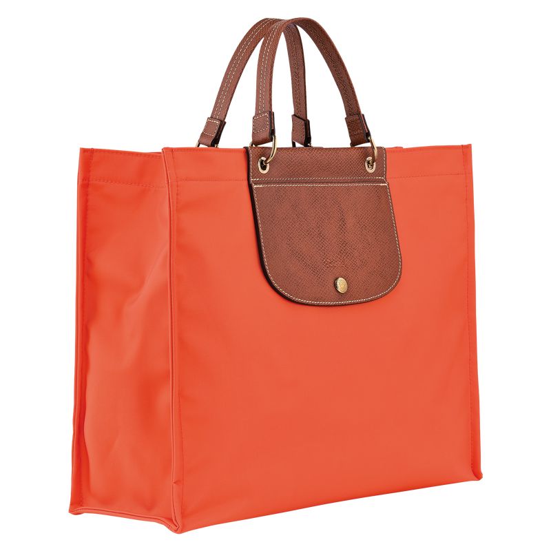 Orange Longchamp Cabas L Women Tote Bag | Ksa-586JEHIGY
