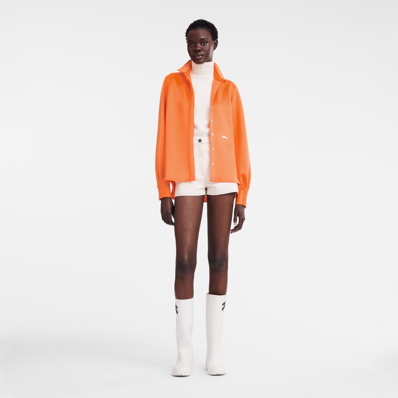 Orange Longchamp Jersey Women Shirts | Ksa-056ZESVFG