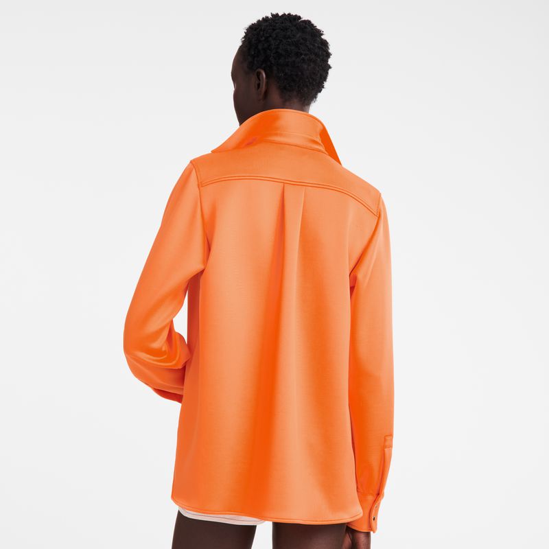 Orange Longchamp Jersey Women Shirts | Ksa-056ZESVFG