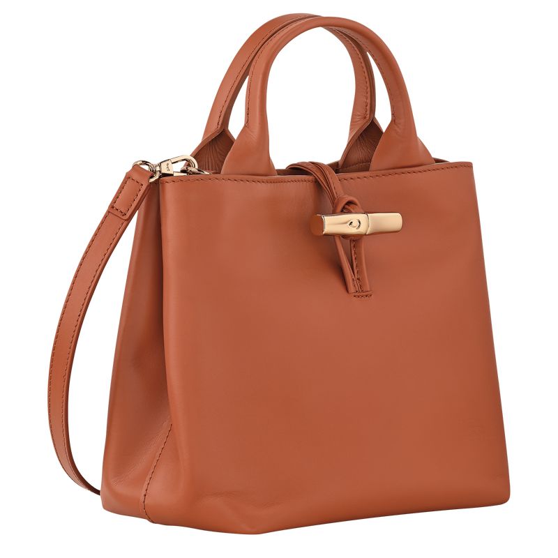 Orange Longchamp Le Roseau S Women Handbag | Ksa-798ITVHYX