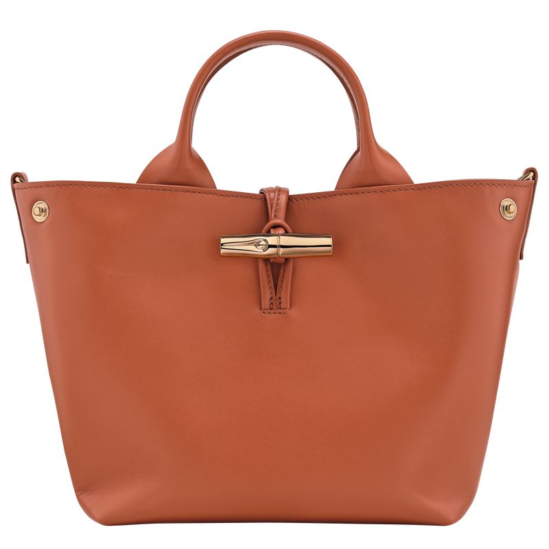 Orange Longchamp Le Roseau S Women Handbag | Ksa-798ITVHYX
