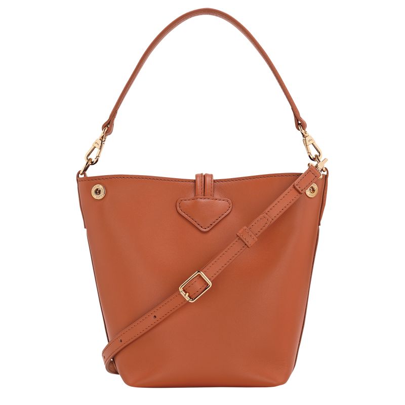 Orange Longchamp Le Roseau Xs Women Bucket Bag | Ksa-948WORBQM