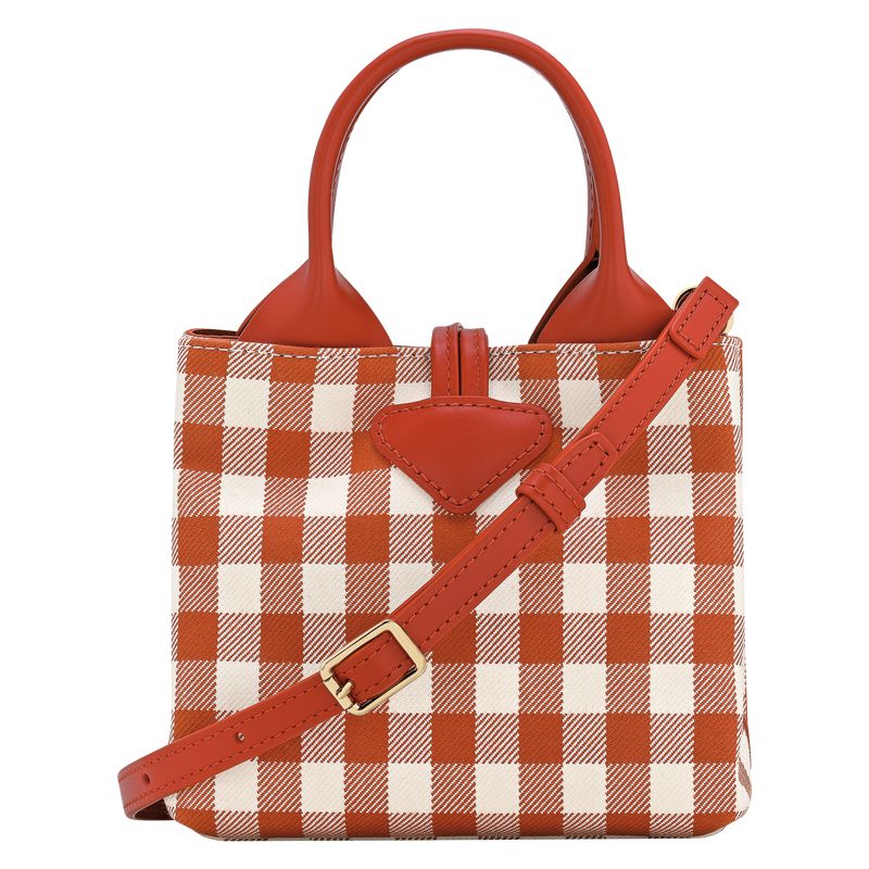 Orange Longchamp Le Roseau Xs Women Handbag | Ksa-379DVNESJ
