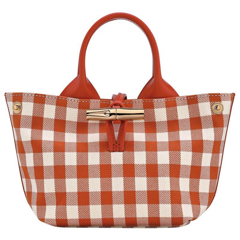 Orange Longchamp Le Roseau Xs Women Handbag | Ksa-379DVNESJ