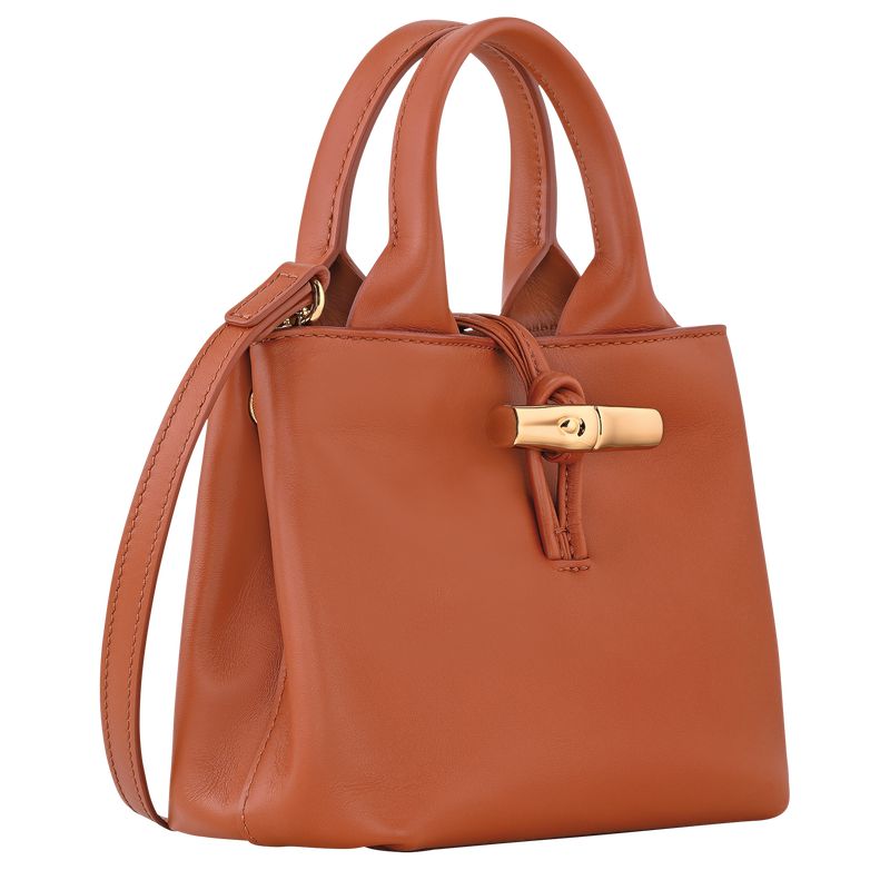 Orange Longchamp Le Roseau Xs Women Handbag | Ksa-961FUARBN