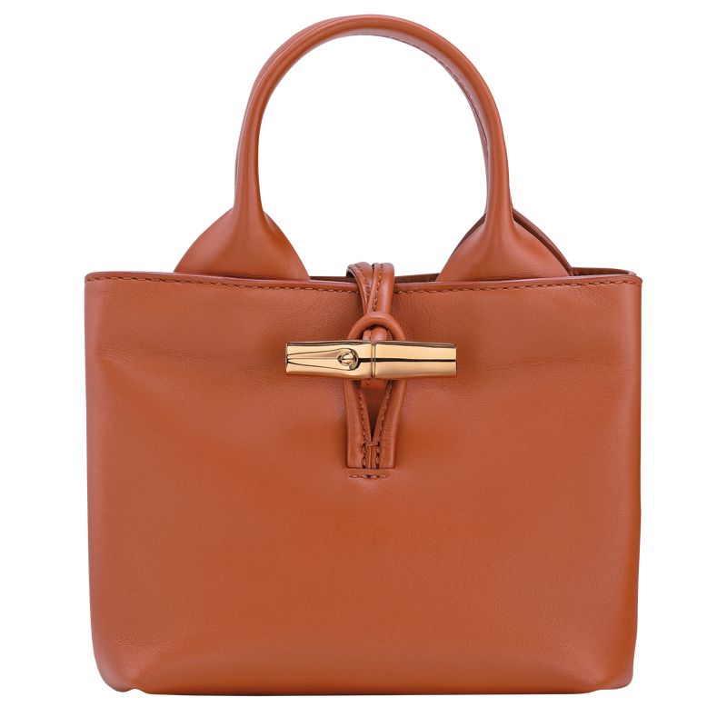 Orange Longchamp Le Roseau Xs Women Handbag | Ksa-961FUARBN