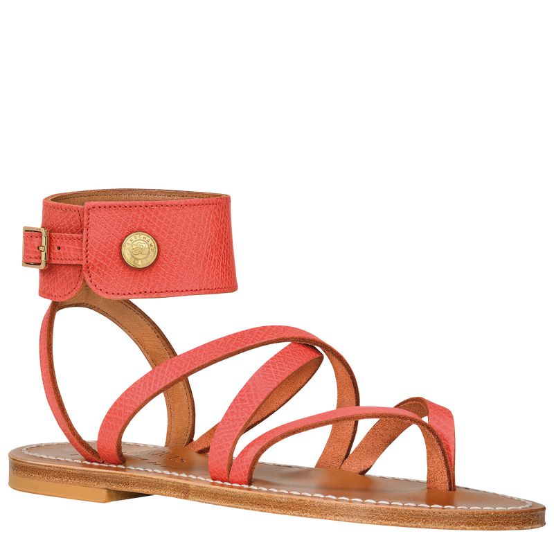 Orange Longchamp X K.Jacques Women Sandals | Ksa-826ZTNFLG