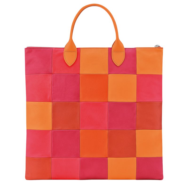 Orange / Red Longchamp Re-play L Men Handbag | Ksa-832IJDUKY