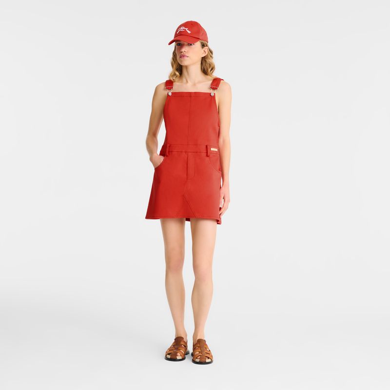 Pink Longchamp Gabardine Women Dress | Ksa-726VQURJC