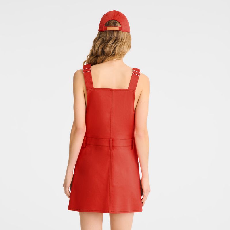 Pink Longchamp Gabardine Women Dress | Ksa-726VQURJC