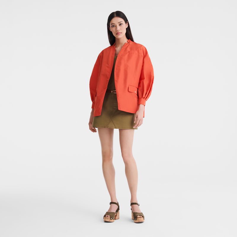 Pink Longchamp Kimono Women Jacket | Ksa-659FETUXJ