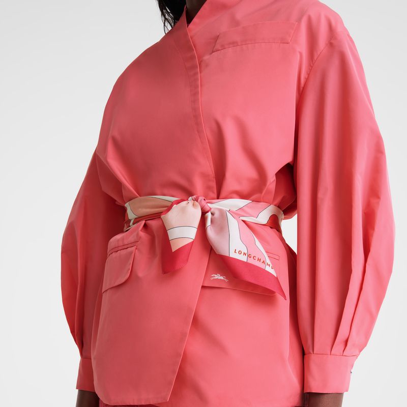 Pink Longchamp Kimono Women Jacket | Ksa-709ORNKFA