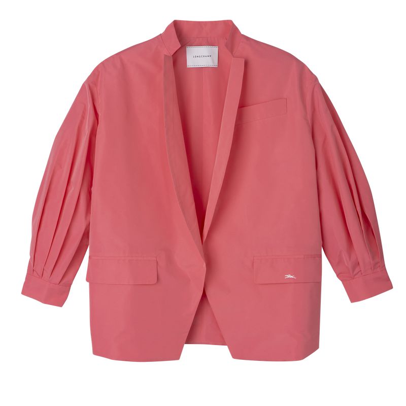 Pink Longchamp Kimono Women Jacket | Ksa-709ORNKFA
