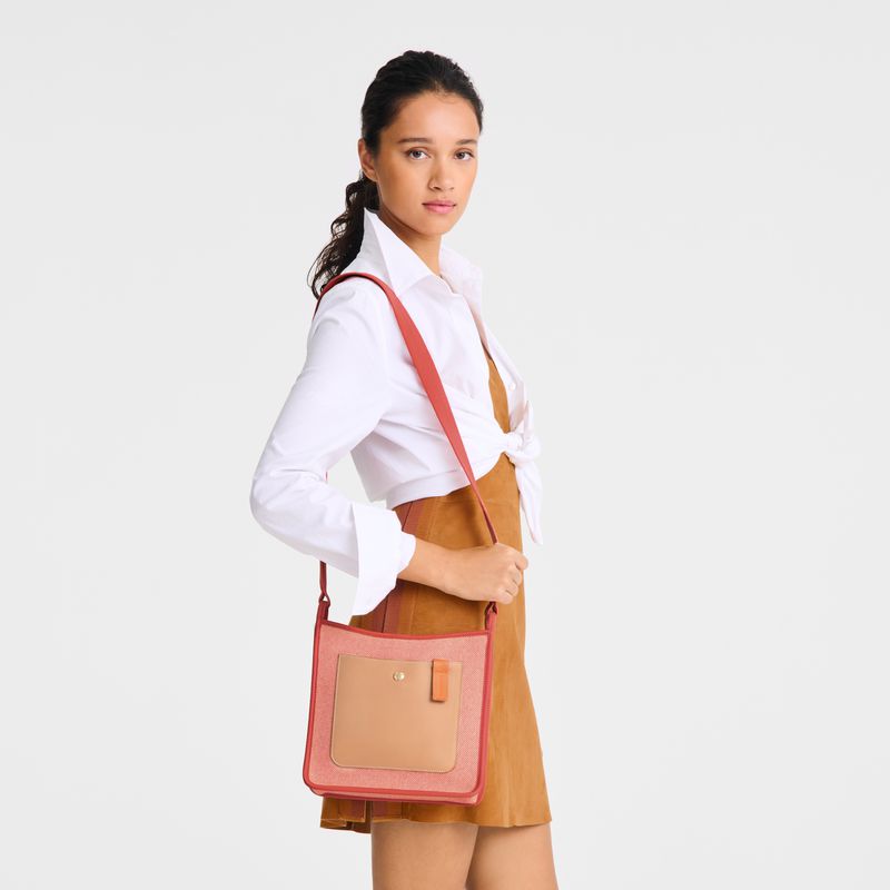 Pink Longchamp Le Foulonné S Women Crossbody Bag | Ksa-508GWBSVQ