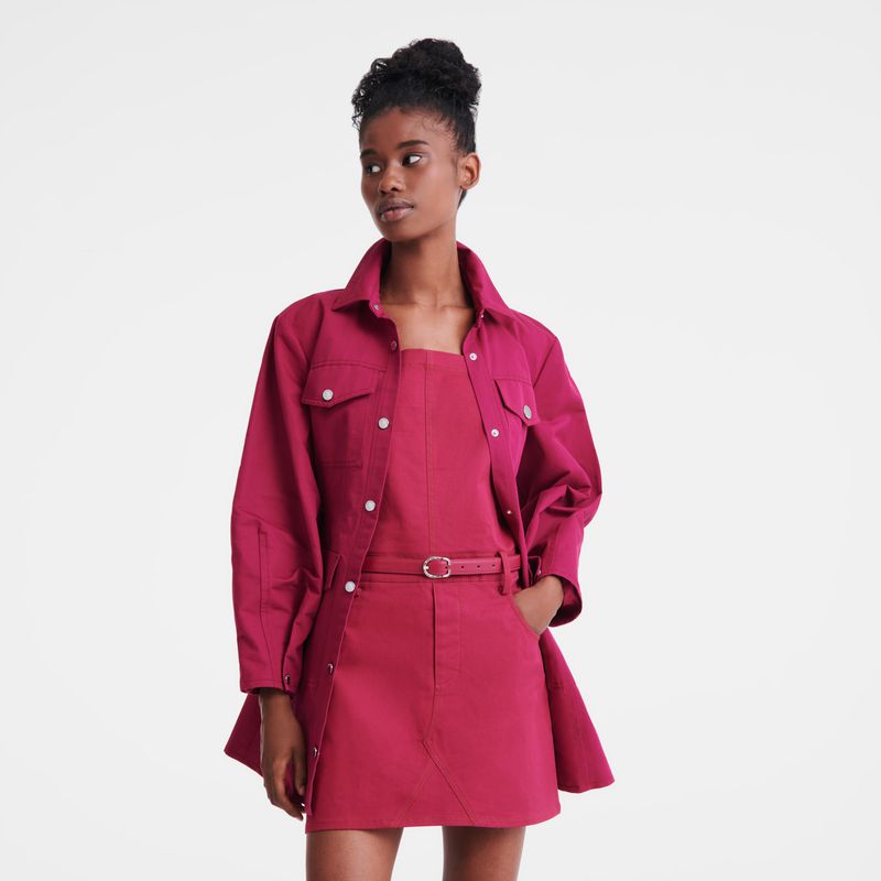 Pink Longchamp Le Foulonné Women Belt | Ksa-085PDEWAL