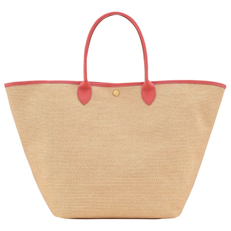 Pink Longchamp Le Pliage Collection L Basket Women Tote Bag | Ksa-307LHMYCR