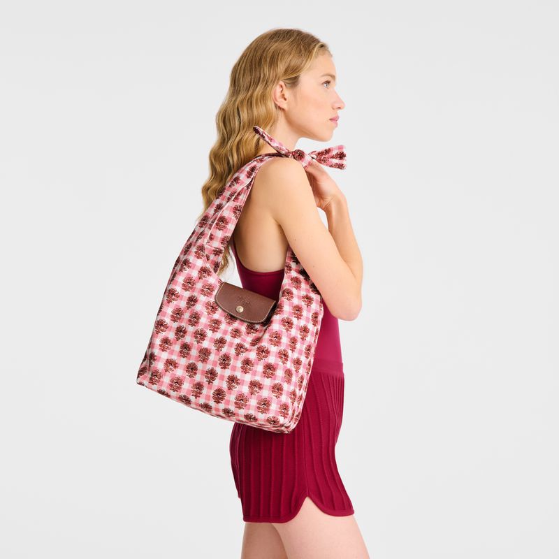 Pink Longchamp Le Pliage Collection M Women Shoulder Bag | Ksa-745DNIUSE