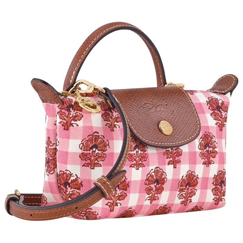 Pink Longchamp Le Pliage Collection Xs Women Pouch | Ksa-941ZQLNBG