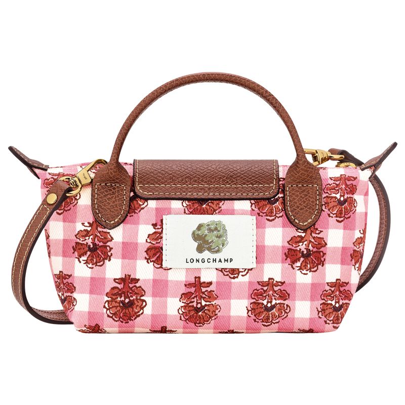 Pink Longchamp Le Pliage Collection Xs Women Pouch | Ksa-941ZQLNBG