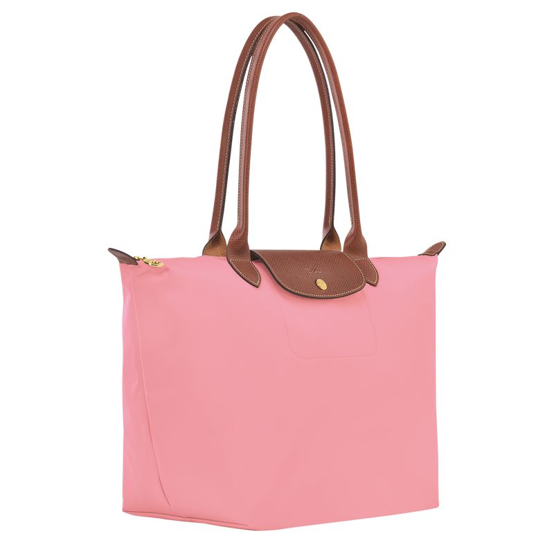 Pink Longchamp Le Pliage Original L Women Tote Bag | Ksa-819WFXLPV