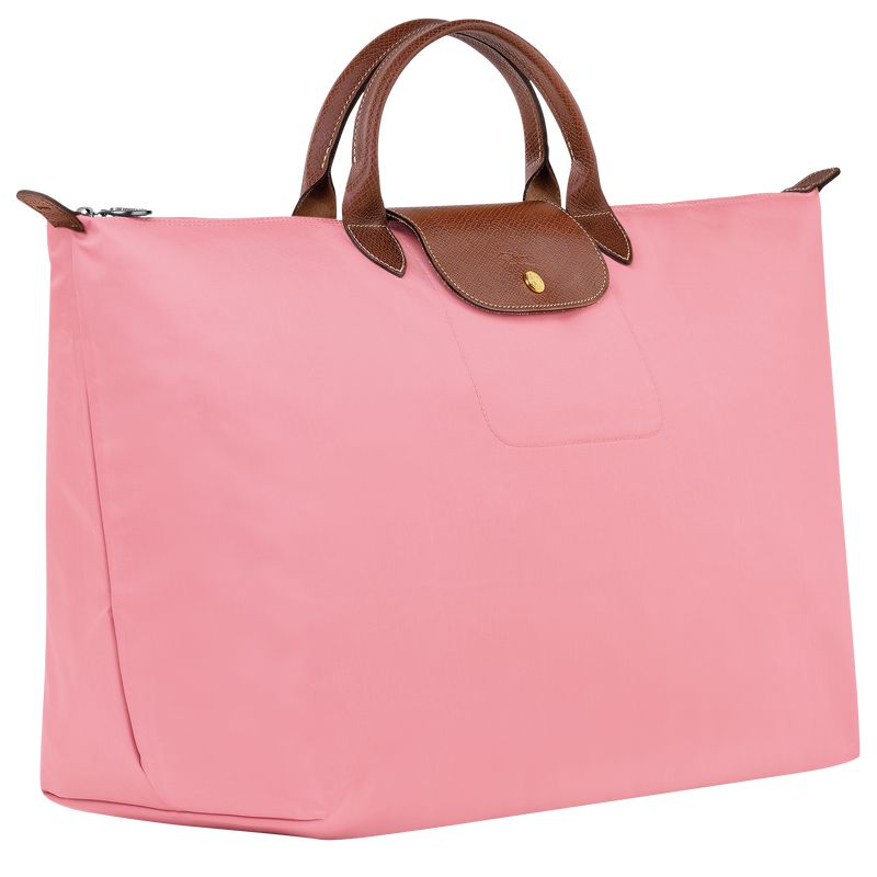 Pink Longchamp Le Pliage Original L Women Travel Bag | Ksa-851EVYTJU
