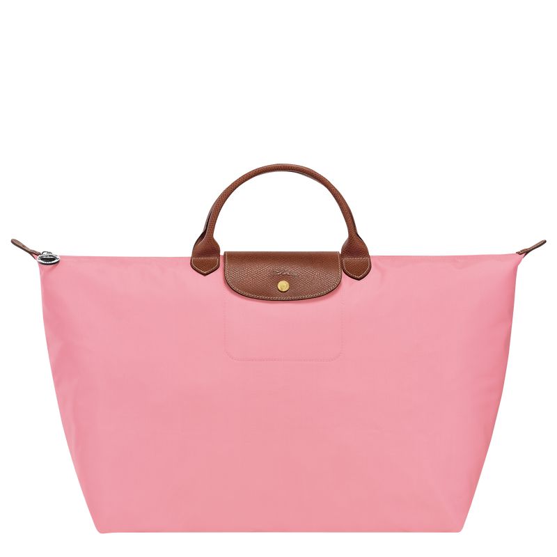 Pink Longchamp Le Pliage Original L Women Travel Bag | Ksa-851EVYTJU