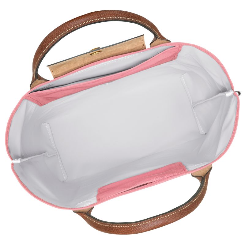 Pink Longchamp Le Pliage Original M Men Tote Bag | Ksa-875NKCGME
